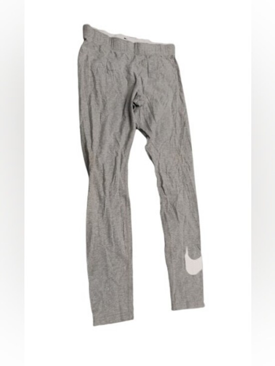Nike Pants - Nike Women's Gray Large Swoosh Logo Leggings Tights Sz M